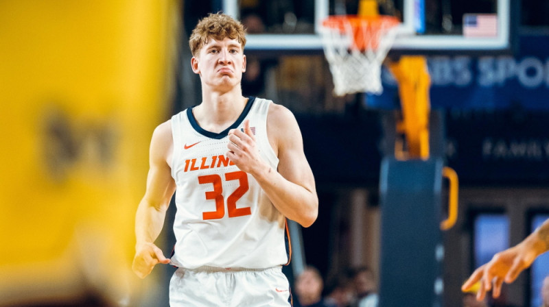 Kaspars Jakučonis. Foto: Fighting Illini Men's Basketball