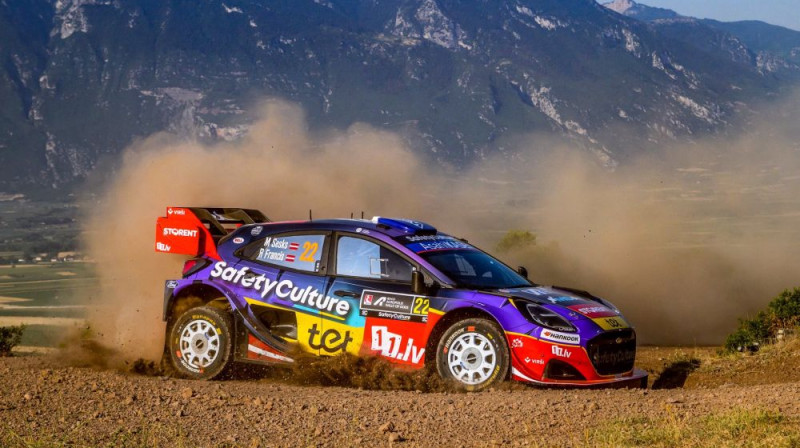 Mārtiņa Seska ekipāža. Foto: M-Sport