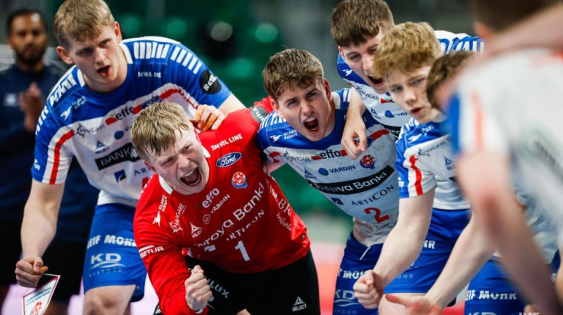 Fēru Salu U21 izlases handbolisti. Foto: IHF