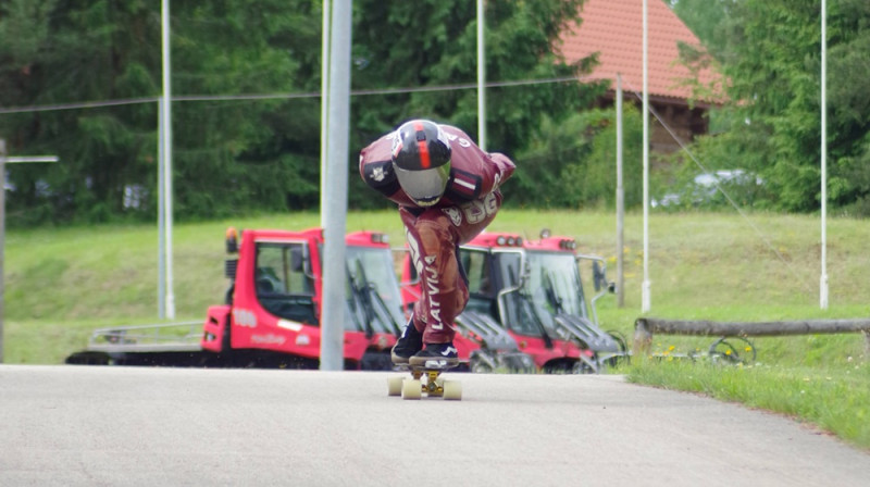 Uzvarētājs Gustavs Gailītis. Foto: Terli Ruutli