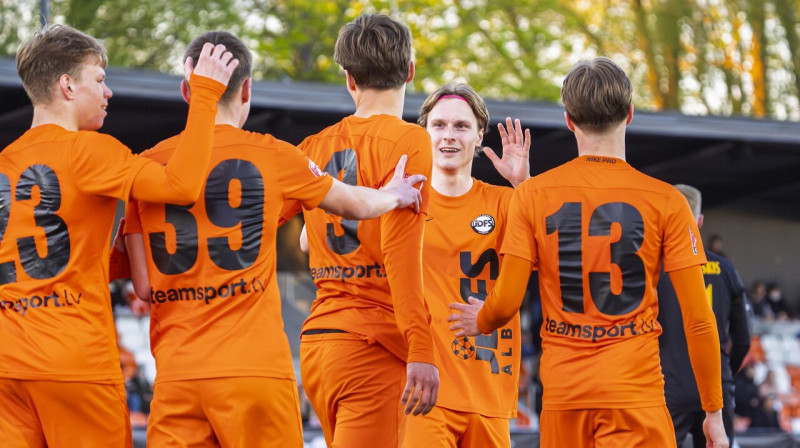JDFS "Alberts" futbolisti. Foto: Leevon PPK