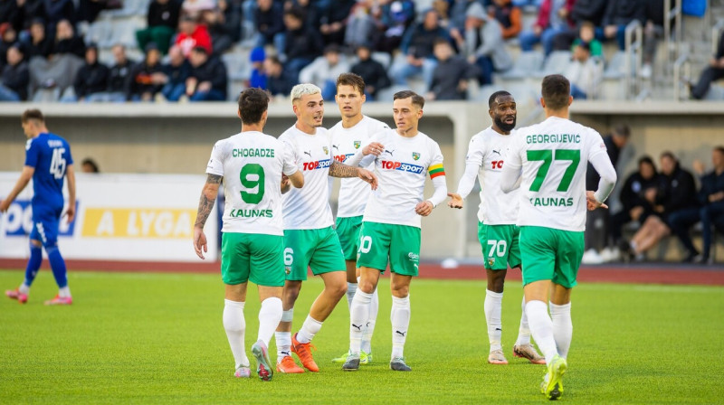 Kauņas "Žalgira" futbolisti. Foto: FK Kauno Žalgiris