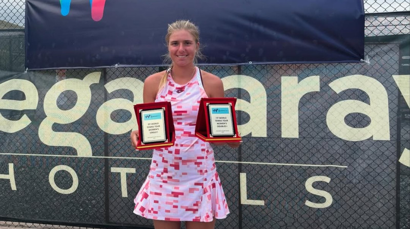 Adelina Lačinova. Foto: Megasaray Tennis Academy / @adelina_lachinova