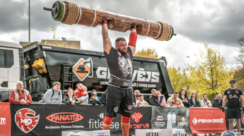 Aivars Šmaukstelis. Foto: Strongman Champions League