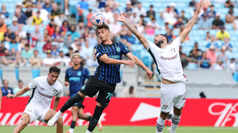 Mirklis no Milānas "Inter" un Riodežaneiro "Fluminense" cīņas Pasaules Klubu kausa astotdaļfinālā Šarlotā. Foto: Michael Reaves/AFP/Scanpix