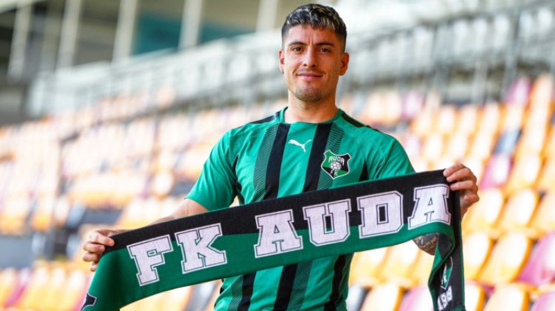 Ivans Erkjaga. Foto: Kristians Putniņš/FK Auda