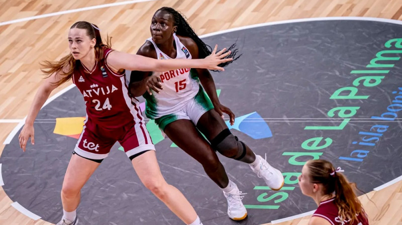 Anna Liepiņa 2025. gada 5. jūlijā. Foto: FIBA