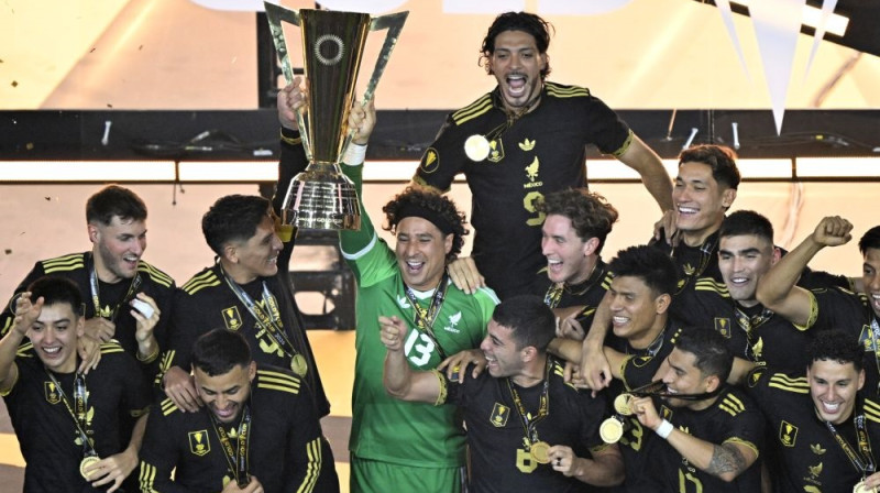 Meksikas izlases futbolisti Foto: RC/Scanpix