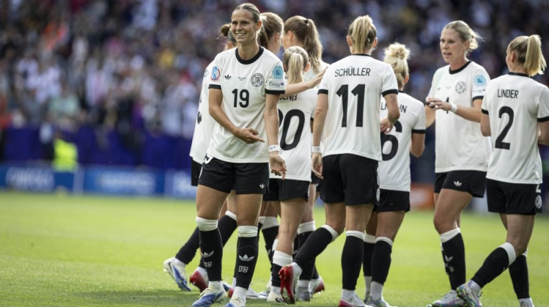 Vācijas izlases futbolistes Foto: ZP/Scanpix