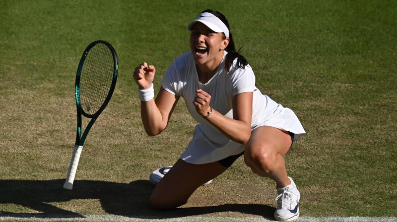 Amanda Aņisimova. Foto: Wimbledon