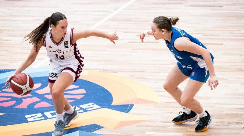 Līva Hermane 2025. gada 9. jūlijā. Foto: FIBA