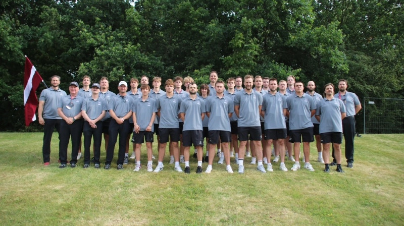 Latvijas lakrosa izlase. Foto: Latvia Lacrosse