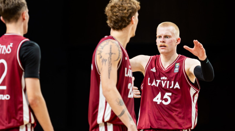 Toms Salnājs (#45). Foto: Jānis Martels