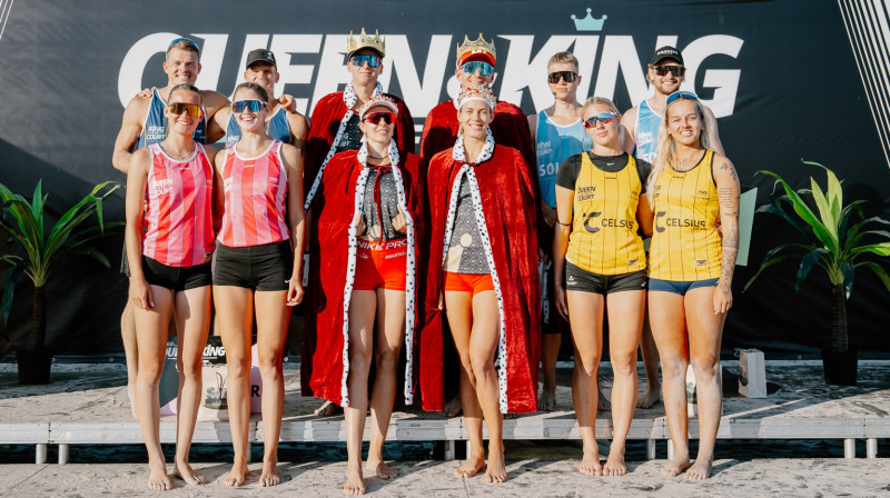 Saldus "Queen & King of the Court Latvia" pjedestāls. Foto: VK Saldus