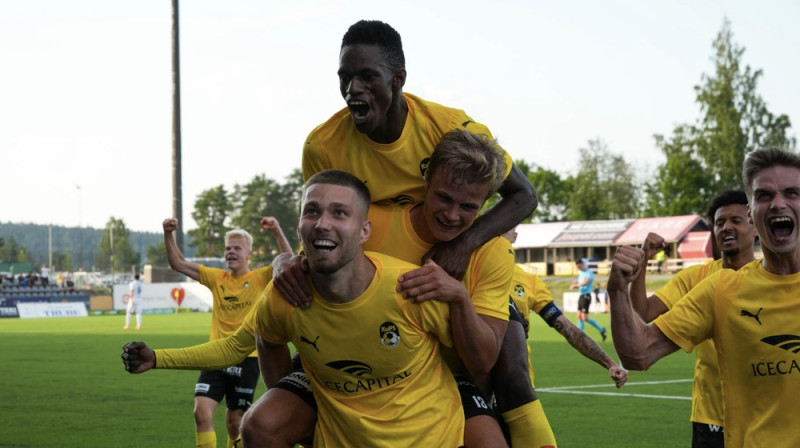 "KuPS" futbolisti. Foto: Kuopion Palloseura