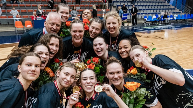 TTT basketbolistes 2025. gada aprīlī. Foto: Ģirts Gertsons