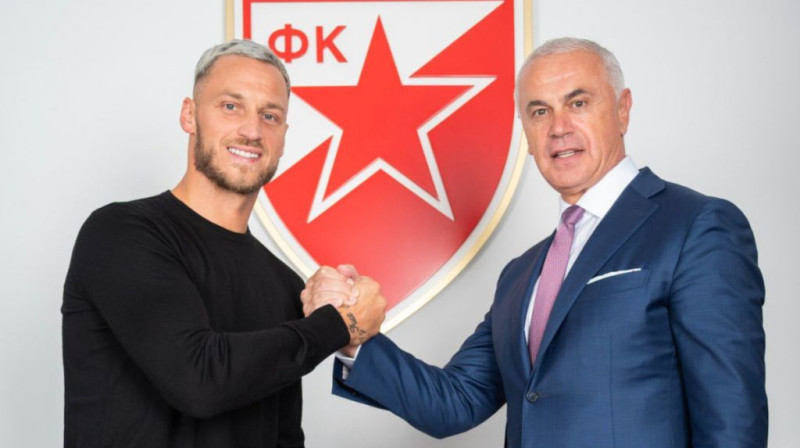 Marko Arnautovičs. Foto: FK "Crvena Zvezda"