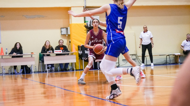 Šarlote Skrebele 2025. gada janvārī. Foto: basket.ee