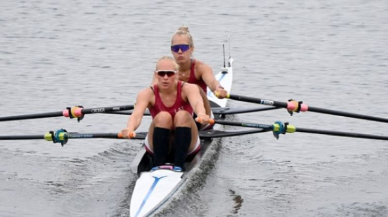 Kate Agare un Laine Rumpe. Foto: Detlev Seyb/MyRowingPhoto.com