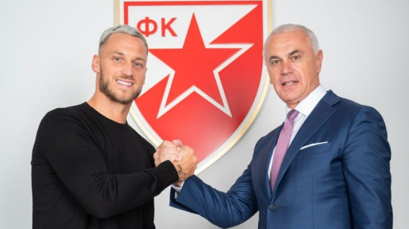Marko Arnautovičs. Foto: FK "Crvena Zvezda"