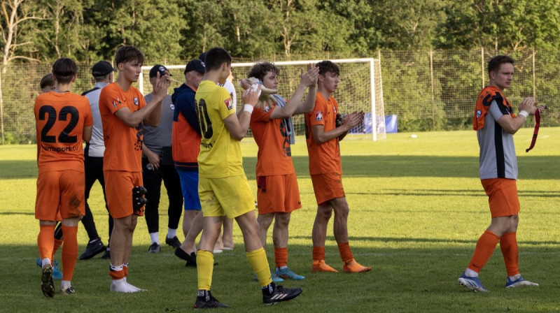 Jura Docenko Futbola skolas "Alberts" futbolisti. Foto: JDFS Alberts