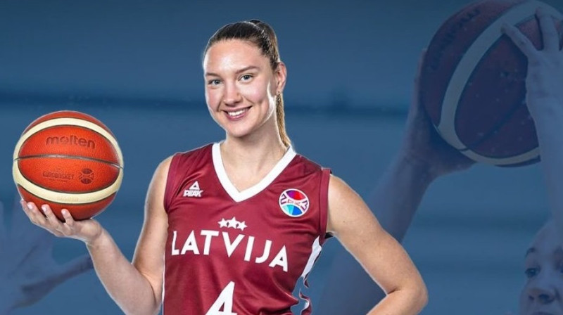 Paula Strautmane. Kolāža: Maccabi Ramat Gan
