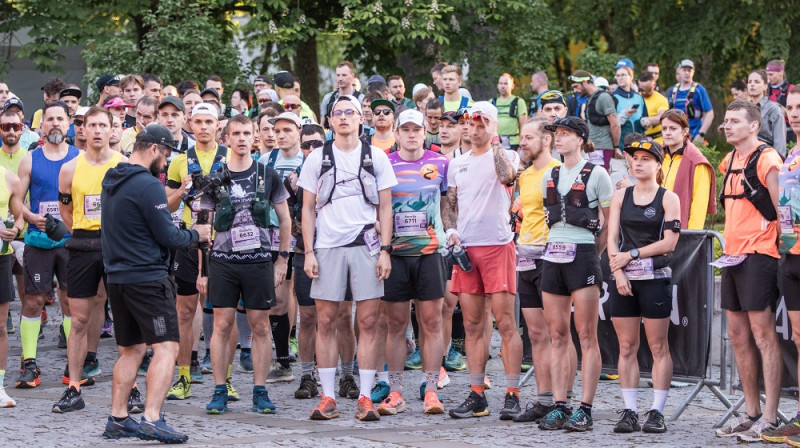 Pirms starta 2024. gada GARMIN FĒNIX Vilka distacē. Foto: Jānis Ukass.