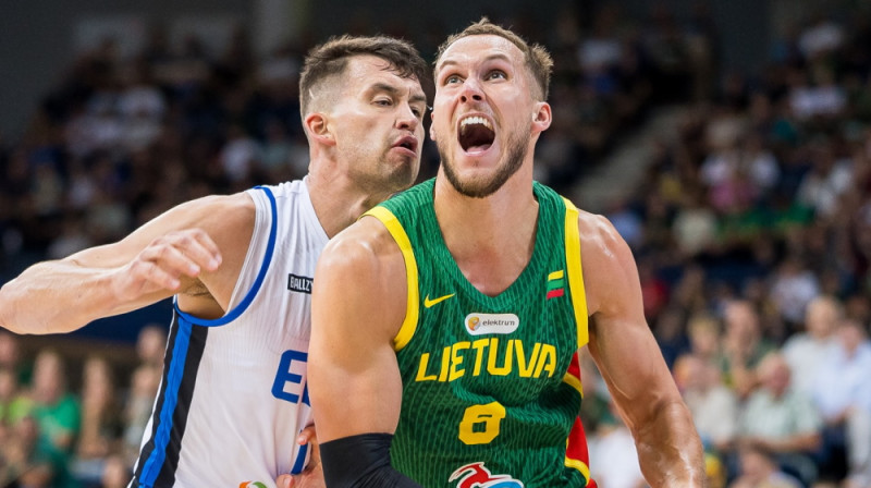 Tads Sedekerskis uzbrukumā. Foto: LTU Basketball