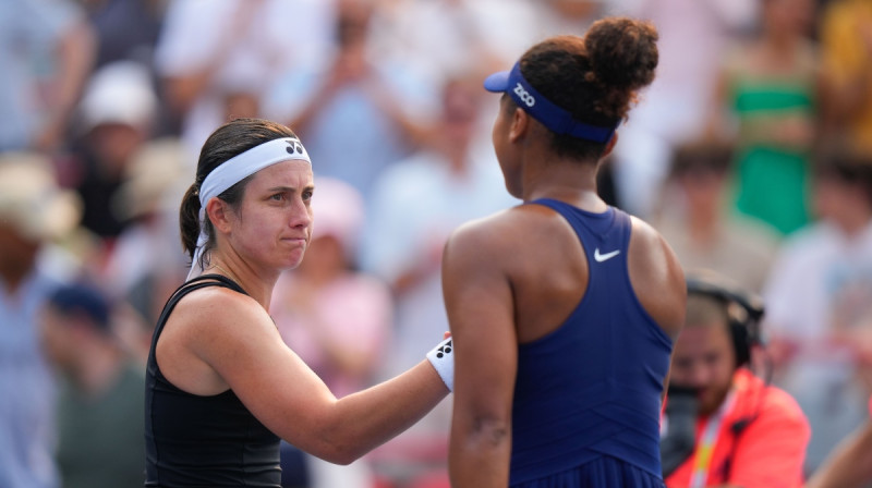 Anastasija Sevastova un Naomi Osaka. Foto: Tennis Canada