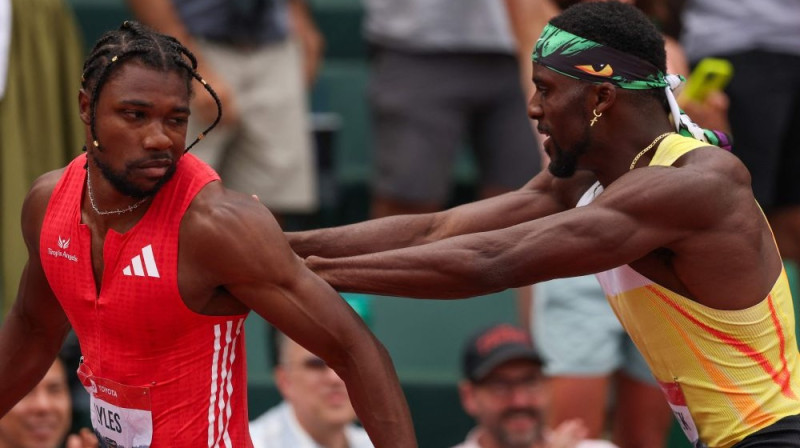 Noā Lailss un Kenijs Bednareks Foto: AFP/Scanpix