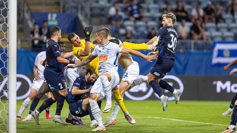 Mirklis no Kijivas "Dynamo" un Pafosas kaujas Ļubļinā. Foto: Ernest Kołodziej/Imago Images/Scanpix