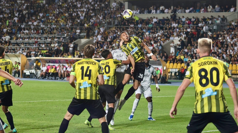 Mirklis no Almati "Kairat" un Bratislavas "Slovan" spēles Kazahstānā. Foto: FC Kairat Almaty