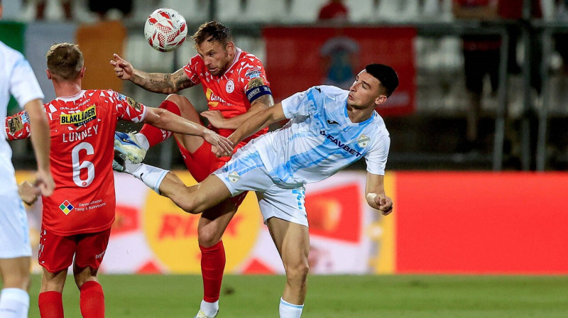 Mirklis no Rijekas un Šelbērnas komandu cīņas Horvātijā. Foto: Inpho Photography/Scanpix