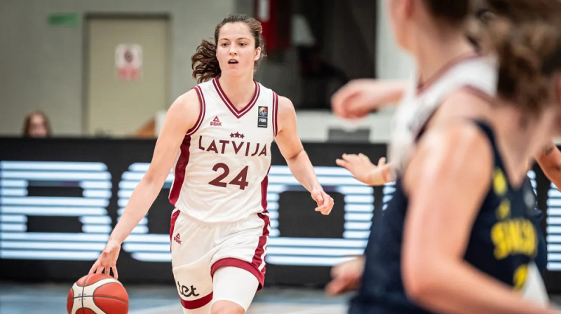 Raina Tomašicka 2025. gada 3. augustā. Foto: FIBA
