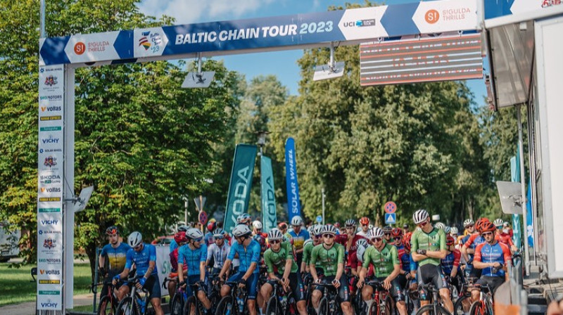 Baltic Chain tour Latvijas posms
Foto: lrf.lv