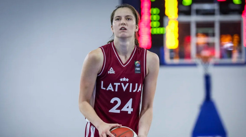 Raina Tomašicka 2025. gada 7. augustā. Foto: FIBA