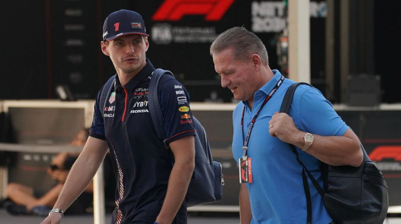 Makss un Joss Verstapeni. Foto: Motorsport.com