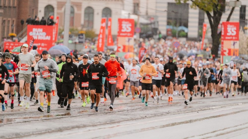 Kadrs no "Rimi" Rīgas maratona