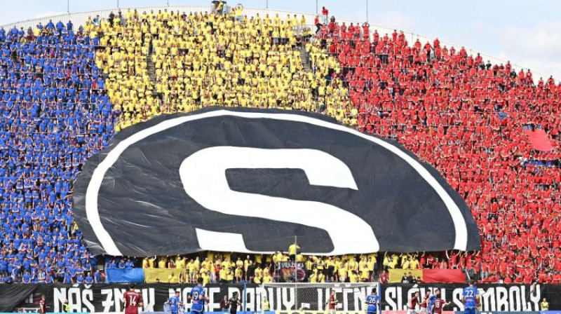 Prāgas "Sparta" fani Olomoucā. Foto: Pavels Mazacs/CNC/Profimedia