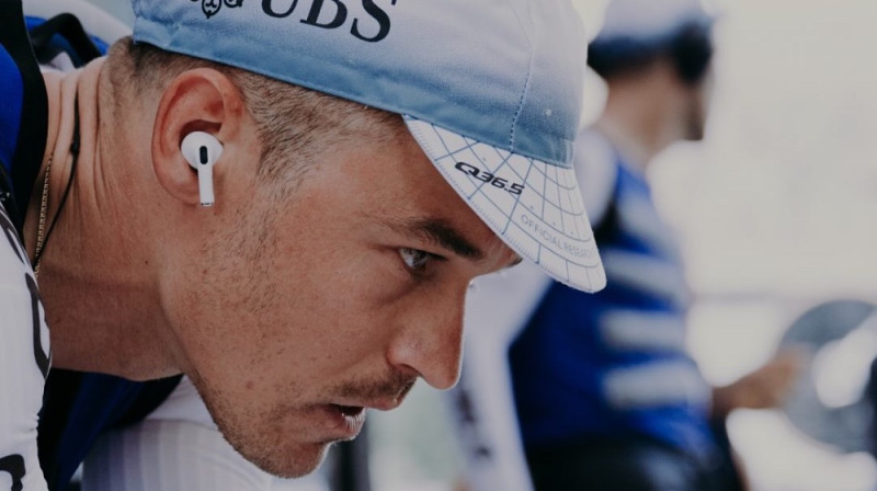 Emīls Liepiņš. Foto: Q36.5 Pro Cycling Team