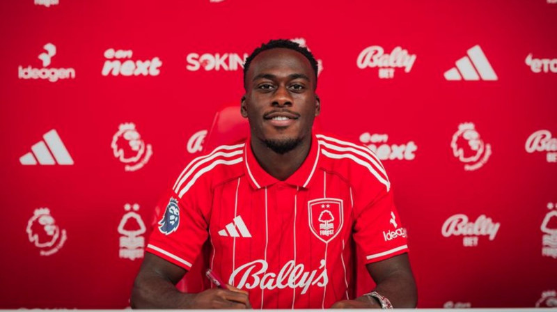 Arno Kalimuendo. foto: Nottinghamforest.co.uk