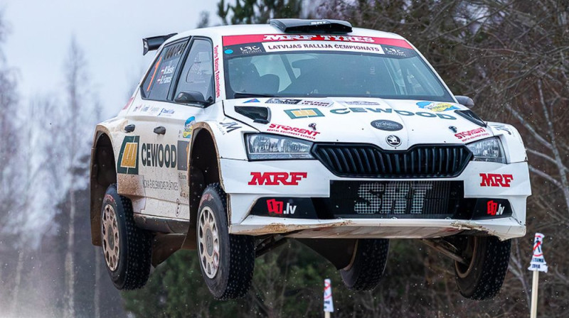 Mārtiņš Sesks šogad Alūksnes rallijā. Foto: Urmo Sibul