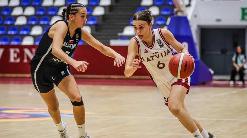 Jeļizaveta Naidjonova 2025. gada 15. augustā. Foto: FIBA