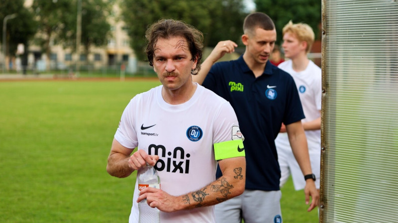 "Ogre United" kapteinis Krišs Kārkliņš. Foto: Ogres Ziņas