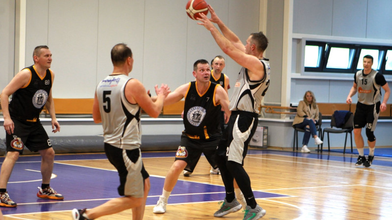 Latvijas Maksibasketbola 33. čempionāta finālspēle K40+ grupā. Publicitātes foto
