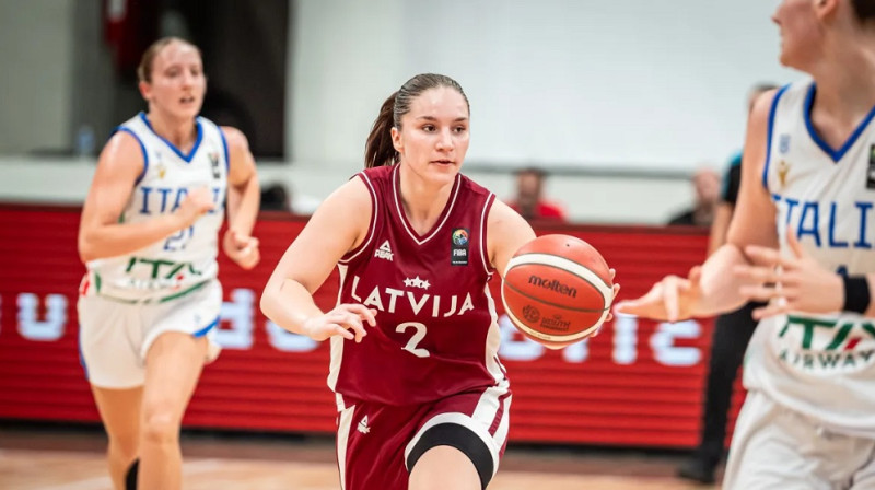 Madara Šmite: viena no labākajām Latvijas U20 izlases spēlētājām. Foto: FIBA