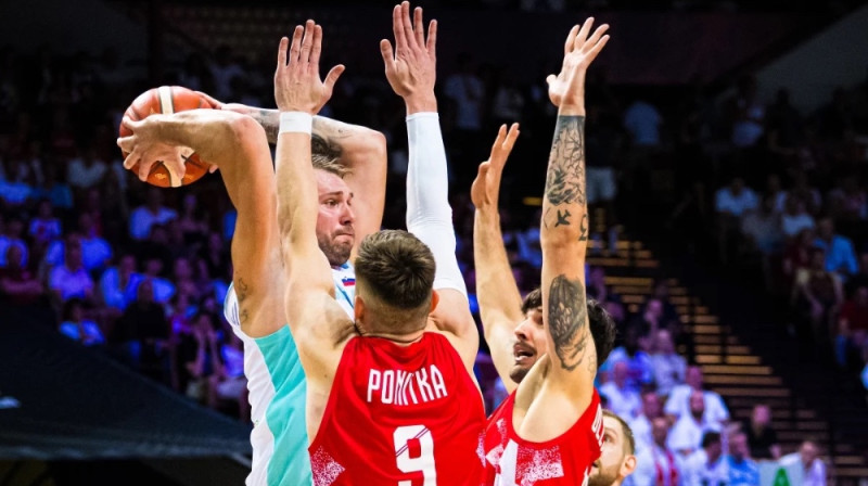 Luka Dončičs. Foto: FIBA