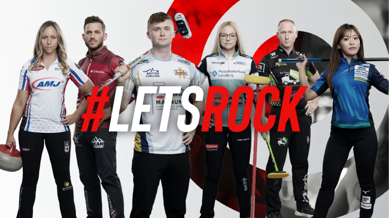 Izvēlētie komandu kapteiņi
No kreisās: Reičela Homana, Korijs Dropkins, Brūss Mouats, Alīna Petca, Breds Džeikobs, Činami Jošida
Foto: Rock League Facebook lapa