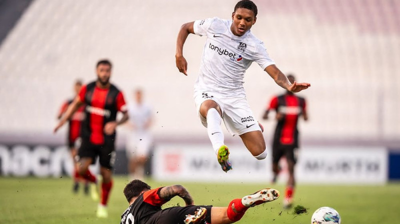 RFS uzbrucējs Tailers Vouters Foto: Sanita Ieva Sparāne/RFS