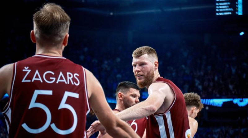 Dāvis Bertāns. Foto: FIBA